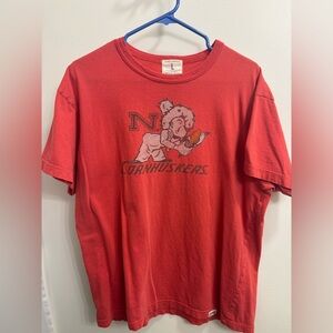Red Cornhuskers Graphic Tee
